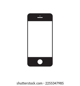 Mobile phone vector icon. Smartphone flat sign design. EPS 10 illustration of smartphone symbol pictogram