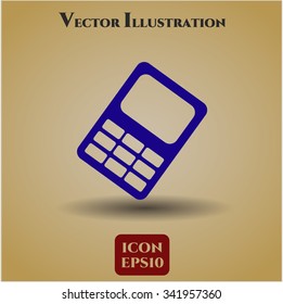 Icono o símbolo del vector del teléfono móvil