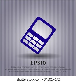 Mobile Phone vector icon or symbol