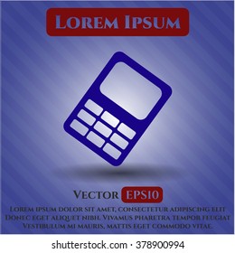 Mobile Phone vector icon or symbol
