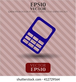 Icono o símbolo del vector del teléfono móvil