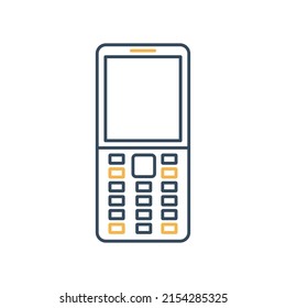 mobile phone Vector icon which is suitable for commercial work and easily modify or edit it

