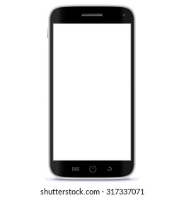 Векторная иллюстрация мобильного телефона.