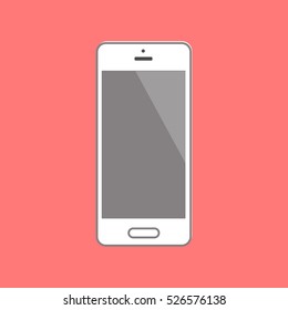 Mobile phone. Vector illustration.