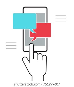 Mobile Phone Vector Illustration