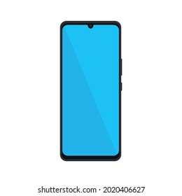 Mobile Phone Vector illustration to complete your Desain. A simple flat vector Design.