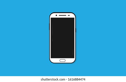 mobile phone vector illustration design. you can use this for info graphic and mockup design.