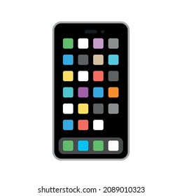 Mobile Phone Vector Illustration Emoji