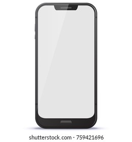 Mobile Phone Vector illustration isolated on white background.