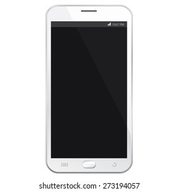 Mobile Phone Vector illustration - White