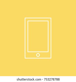 Mobile Phone vector line icon. eps-10