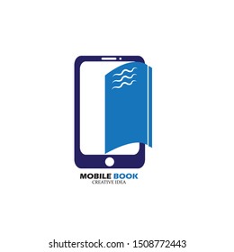 Mobile phone vector logo design template
