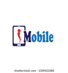 Mobile phone vector logo design template
