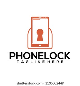 Mobile phone vector logo template concept