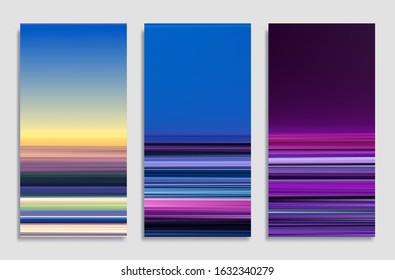 Mobile phone wallpaper or package cover design. Colorful gradient background. 