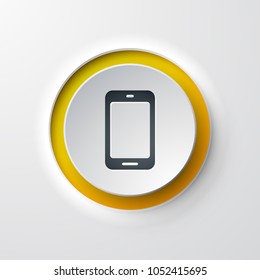 Icono de web de teléfono móvil