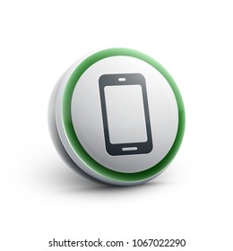 Mobile phone web icon