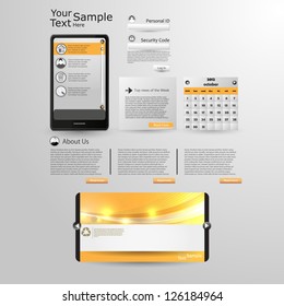 mobile phone website template