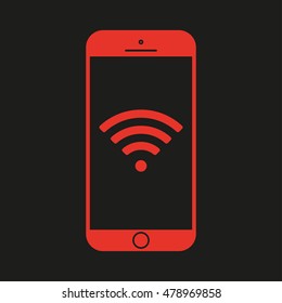 Mobile Phone WiFi Icon