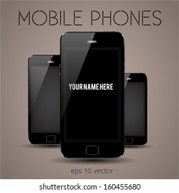 Mobile phones background template