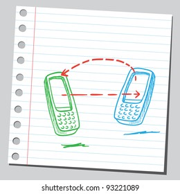 Mobile phones connection