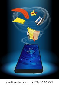 Los teléfonos móviles con tecnología de pedidos son como chupar el teléfono.