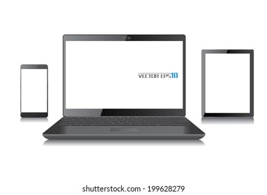 Mobile phone-tablet-laptop