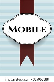 Mobiles Poster oder Banner