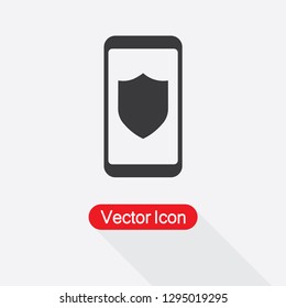 Mobile Protection Icon Vector Illustration Eps10