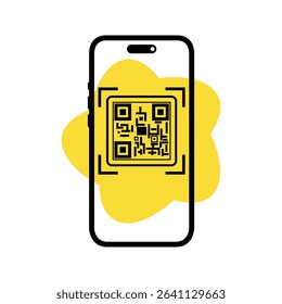 Mobile QR Code Scanner Interface Display