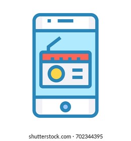 Mobile Radio Icon