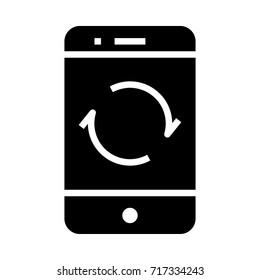 Mobile Refresh Icon Stock Vector (Royalty Free) 717334243 | Shutterstock