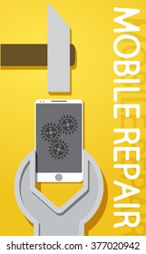 Mobile repair and fix poster 