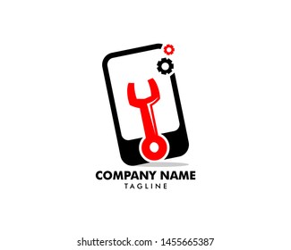 Mobile Repair Logo Design Template
