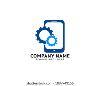 Mobile Repair Logo Design Template