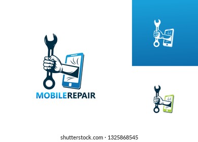 Mobile Repair Logo Template Design Vector, Emblem, Design Concept, Creative Symbol, Icon