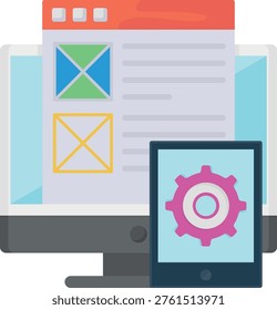 Mobile responsive website design showcasing adaptable layouts for various screen sizes and devices.