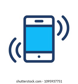 Mobile Ringing Phone Stock Vector (Royalty Free) 1095937751 | Shutterstock