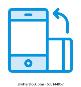 Mobile rotate icon