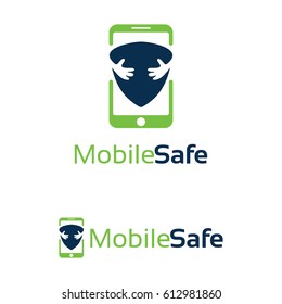 Mobile Safe Logo Template Design