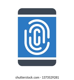 mobile scan glyph double color