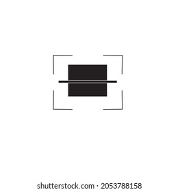Icono de escáner móvil o icono plano