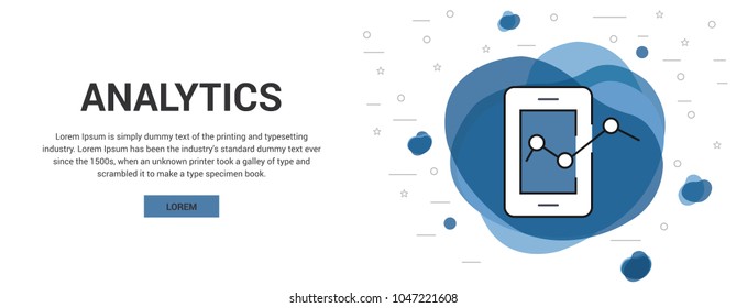 mobile screen analytics report icon