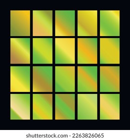 Mobile Screen Lock Display Sammlung von bunten Hintergründen in trendigen Neonfarben. Modernes Bildschirmvektordesign für mobile App. Weiche, abstrakte, pastellfarbene holografische Farbverläufe. Armbanduhren für Design.
