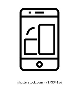 mobile screen rotate icon