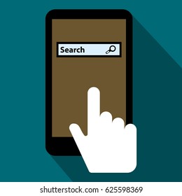 Mobile search icon