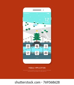 Mobile Seasonal Background