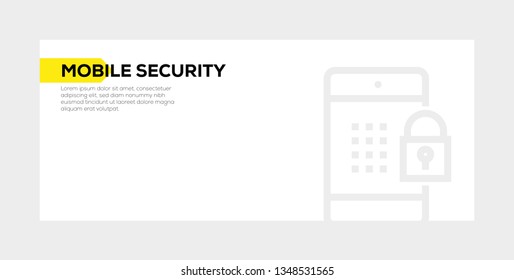 MOBILE SECURITY BANNER CONCEPT