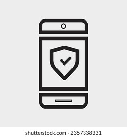 Mobile Security free icon and logo