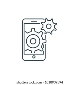 mobile seo icon